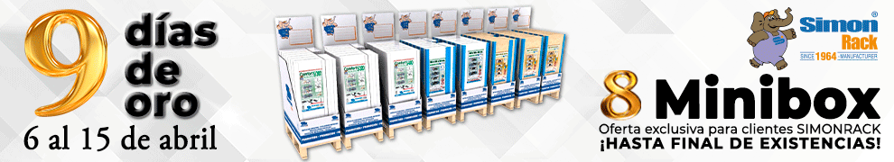 Simonrack, las estanterias del Elefante